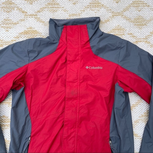Columbia red and grey jacket - Picture 4 of 9